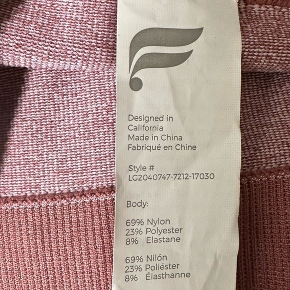 Fabletics High-Waisted Seamless Colorblock Legging Size Small - Picture 7 of 8